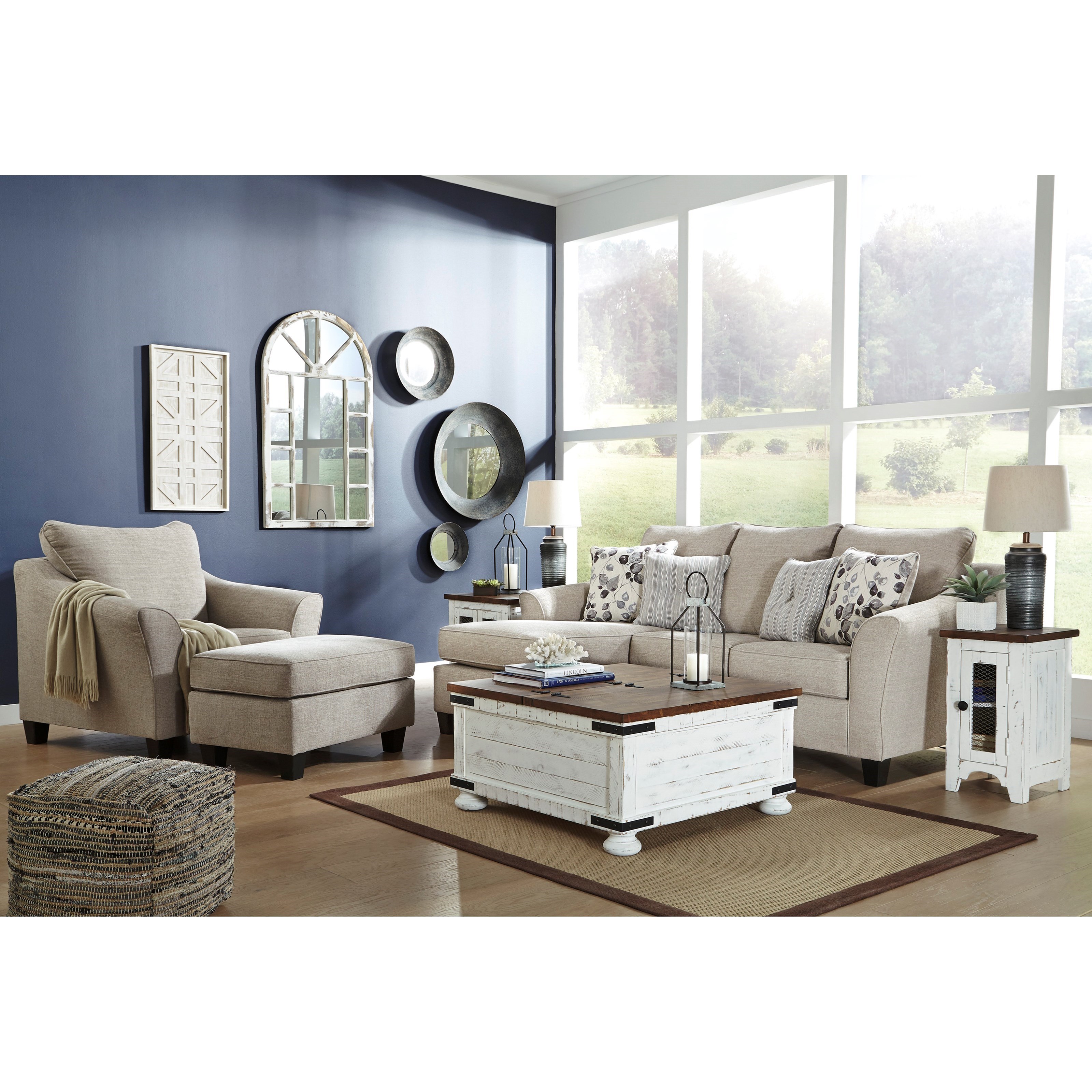 Benchcraft Abney Stationary Living Room Group Dream Home Interiors